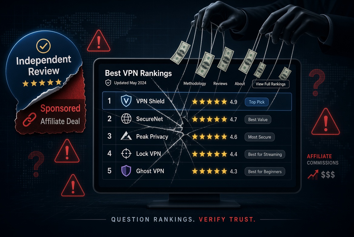 Why You Shouldn’t Blindly Trust Most VPN Review and Comparison Websites