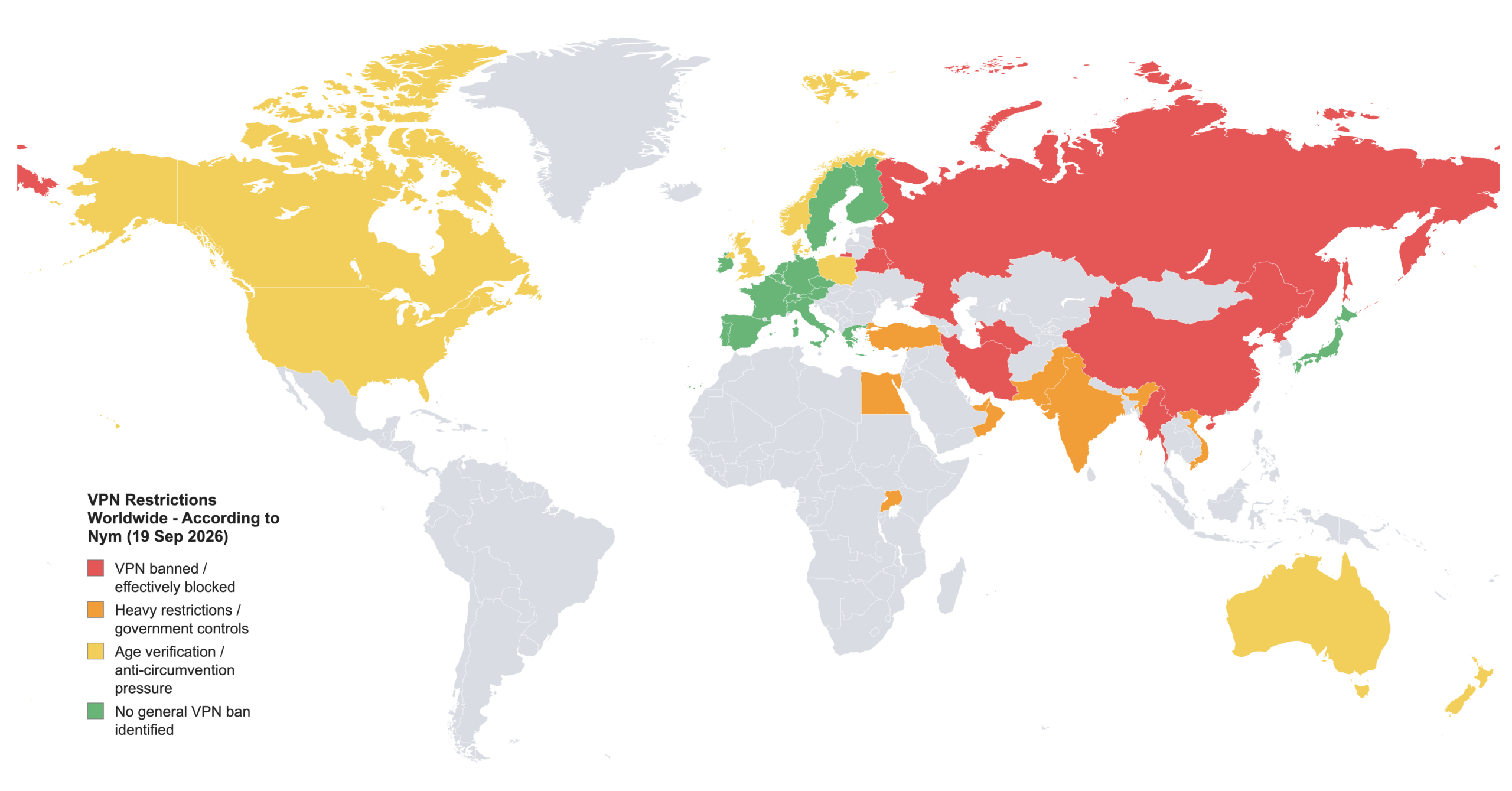 VPN Restrictions Are Spreading — Even Where VPNs Are Still Legal